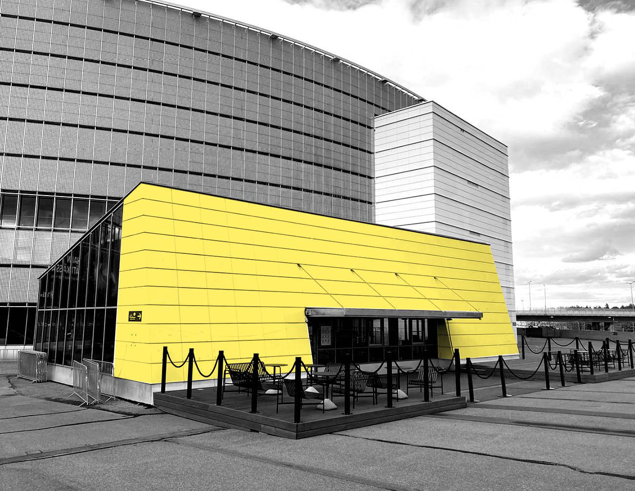 VIP-aitio sisäänkäynti